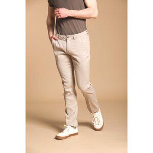 NWT Masons Italy Mens Size 38 or 40 Beige Torino Poplin Slim Fit Chino Pants NEW